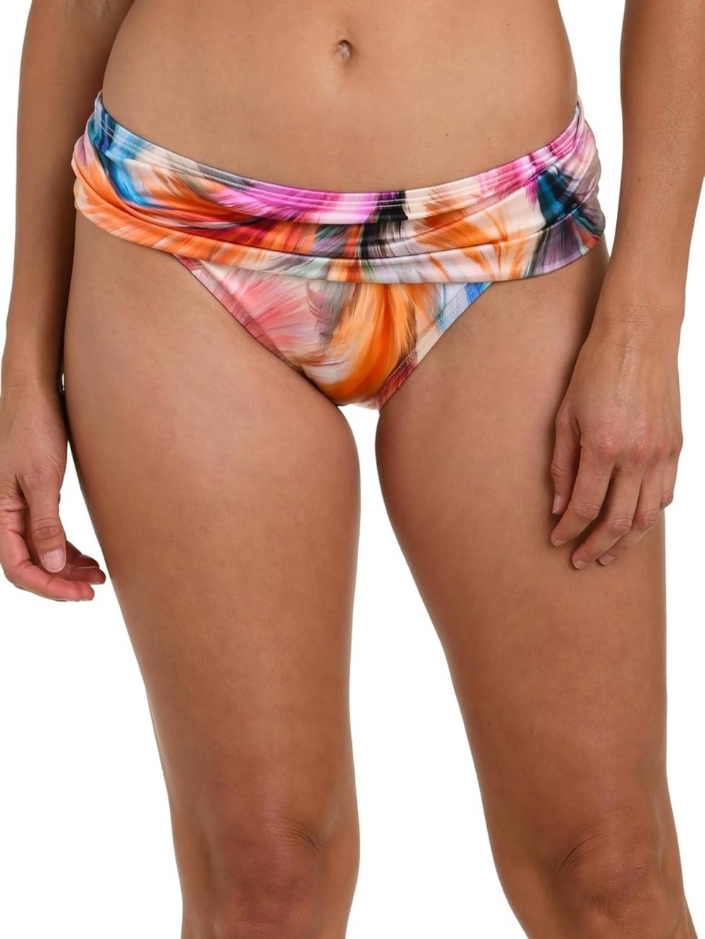 La Blanca Women's Shirred Band Hipster Swimsuit Bottom 12. 1861/bb2-3